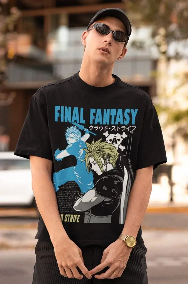 Final Fantasy VII Rebirth T-Shirt Vintage Retro Final Fantasy 7 Rebirth Shirt