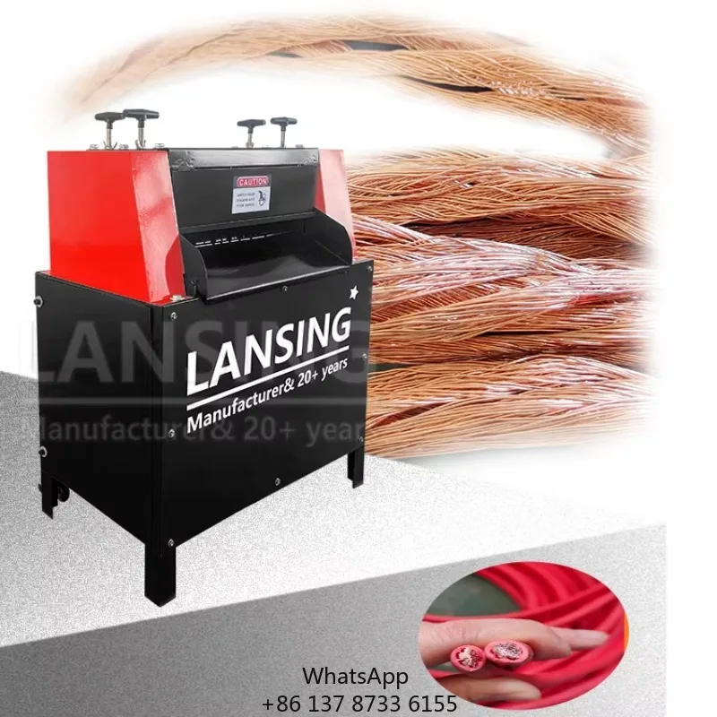 Automatic FC-60 Cable Skin Stripper Recycling Machine For Copper 1-60mm Diameter High Efficiency Wire Stripping Machine