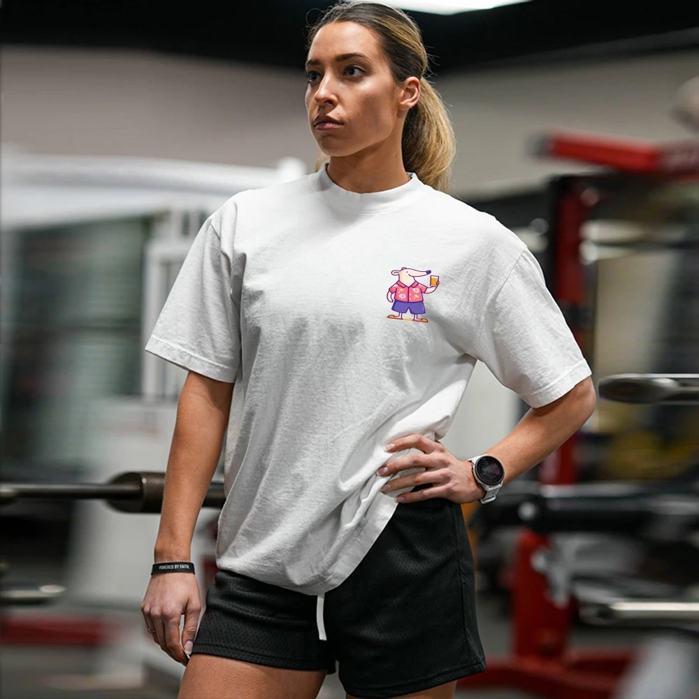 

Mole Print T-Shirt - 100% Pure Cotton, Soft & Comfortable, Cute Mole Graphic Tee, Short Sleeve Casual Shirt, Breathable