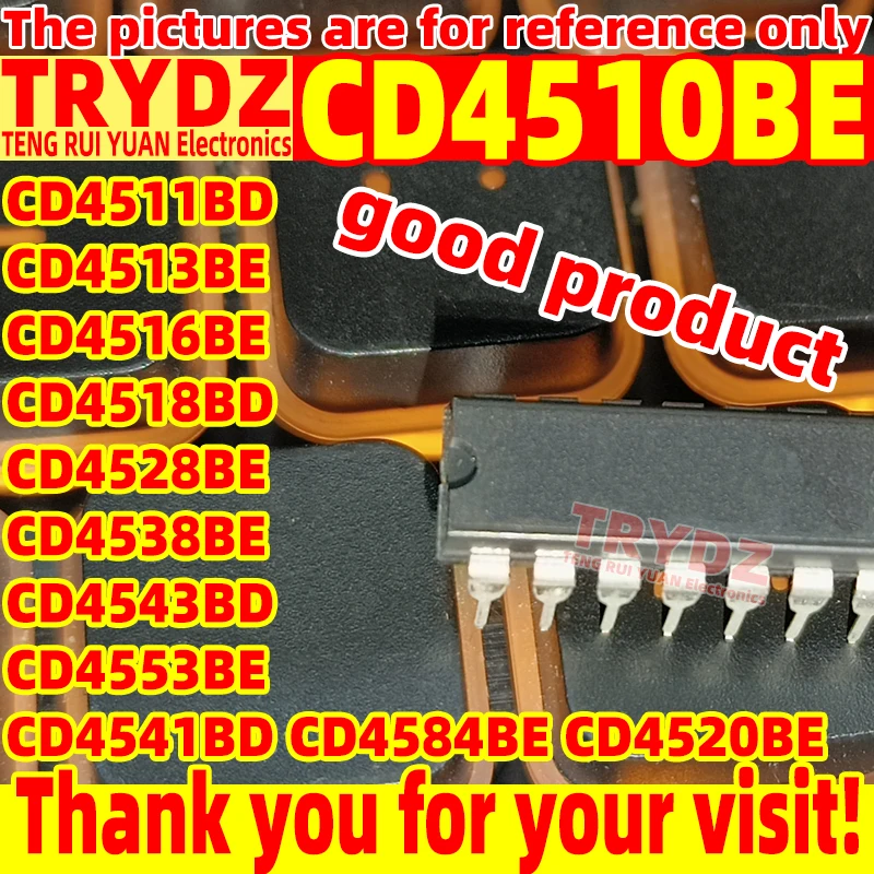 20-5pcs New CD4510BE CD4511BD CD4513BE CD4516BE CD4518BD CD4528BE CD4538BE CD4543BD CD4553BE CD4541BD CD4584BE CD4520BE