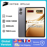 SVITOO 11-inch Tablet Android 15 12GB RAM 128GB ROM Octa-Core T606 8000mAh Battery Type-C Widevine L1 Tablets Global Version