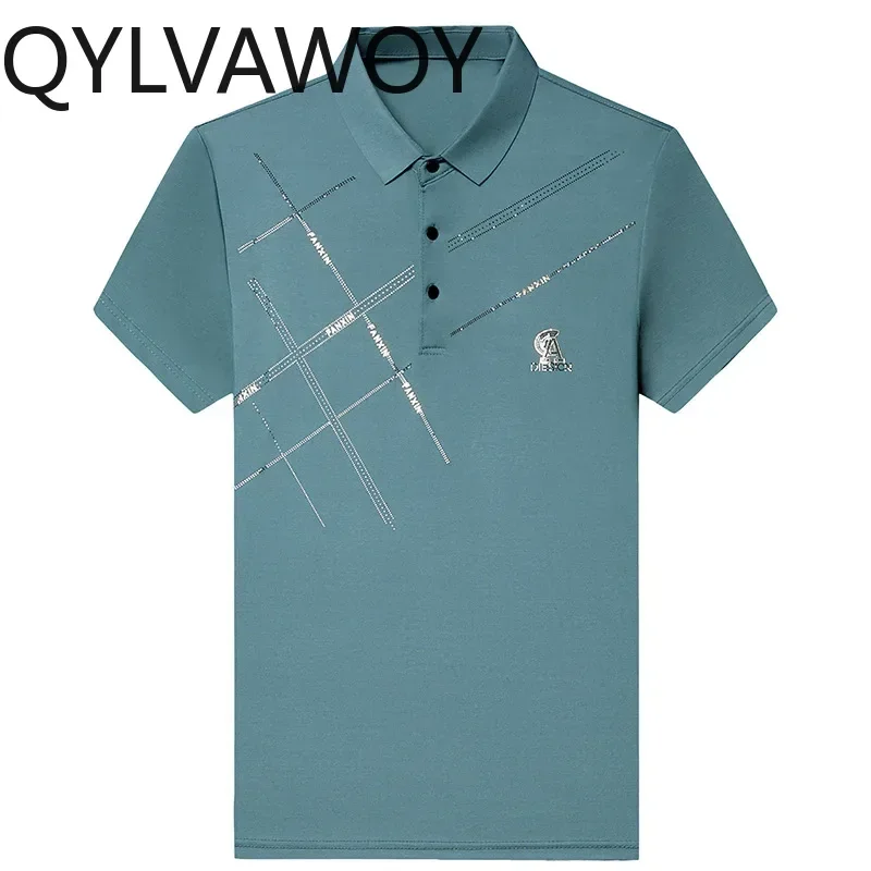

QYLVAWOY Summer Clothes for Men Fashion Short Sleeve Tees Mens T-shirts Casual Polo T Shirt Tee Shirts Homme Camisetas Masculino