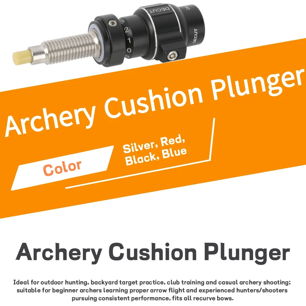 1pc Archery Cushion Plunger Pressure Aluminum Alloy 5/16