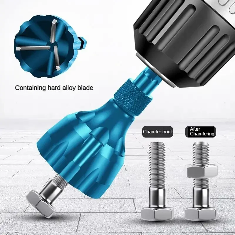 

Вольфрамовая стальная фреза для снятия заусенцев фаска сверло для снятия заусенцев инструмент для снятия заусенцев для ремонта болтов резьбы сверлильный инструмент