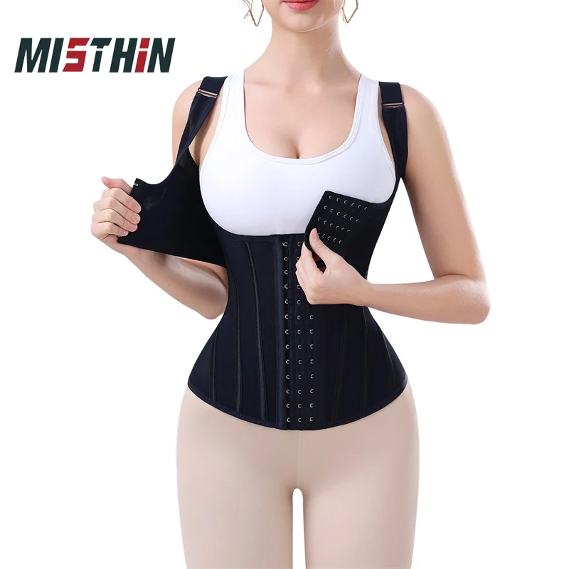 misthin-女性用シェイプウェア-u字型ウエストトレーナー-コルセット-ボディシェイパー-コルセット-ウエストトレーナー-スポーツバックストラップ-お腹シェイプウェア