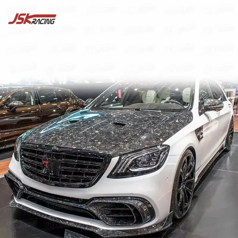 M STYLE HALF FORGED CARBON FIBER BODY KITS for 2014-2018 MERCEDES BENZ S-CLASS W222 S63