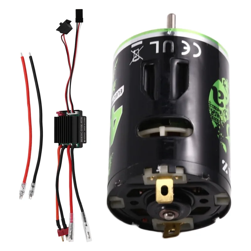 محرك ناعم AA60-540 محرك زاحف RC ESC نحى وحدة تحكم في السرعة الكهربائية BEC لسيارة RC 1/10 TRX/AXIAL/HSP