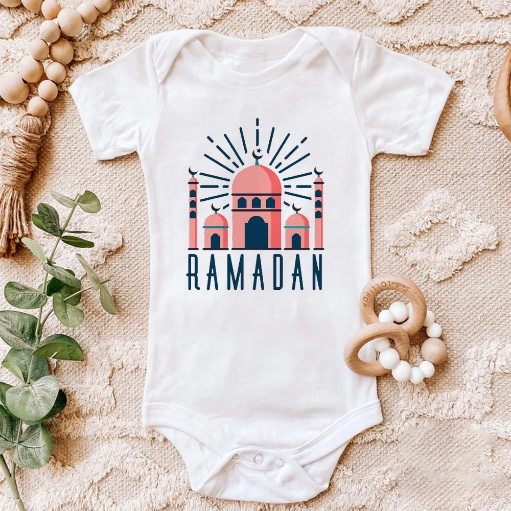 

Ramadan Infant Bodysuits My First Ramadan Baby Clothes Eid Newborn Clothing My First Eid New Born Outfits Baby Shower Gift