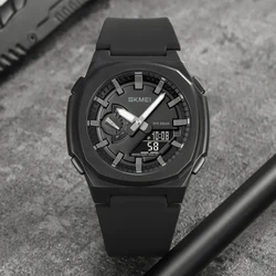 SKMEI 2091 5 Alarms Date Clock reloj hombre with Japan Digital Movement Sport Watches Waterproof Men Countdown Chrono Wriswatch