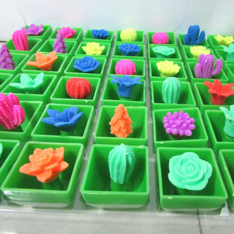 10/20PCS Waterabsorberende Plant Bloempot Ornamenten Creatieve Magic Groeiende Succulente Ornament Beloningen Geschenken voor School Klasse ZYF