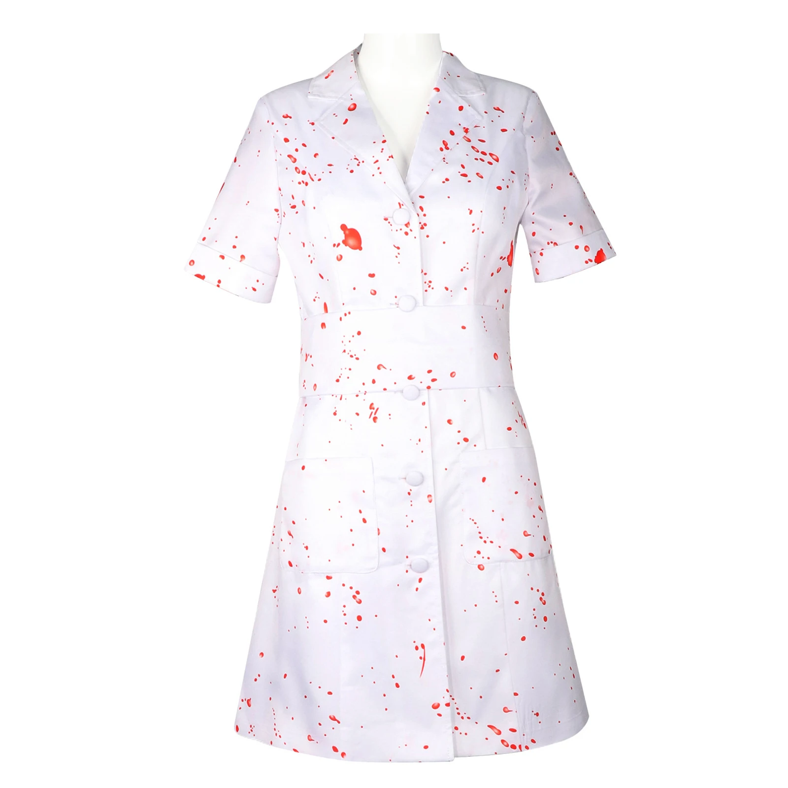 Fantasia de enfermeira Silent Hill feminina cabeça de bolha vestido de enfermeira zumbi uniforme roupas de Halloween