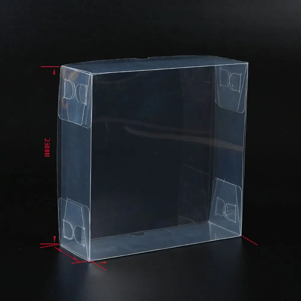 Durable Clear Plastic Storage Box Lid Style For Home Kitchen Organization Gift Packaging Display Container Case