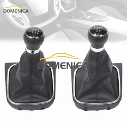 New 5 6 Speed Car Gear Shift Knob Car-Styling for VW Golf 5 MK5 Jetta 2005-2014 Gearstick Gaiter Boot Kit Dust Cover Accessories