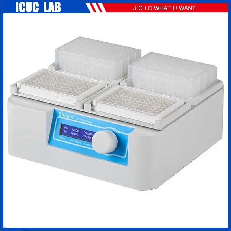 MS100 High Accuracy Portable High Speed Microplate Thermostatic Incubator Shaker 4 Plates Used For Mixing or Incubating Cells