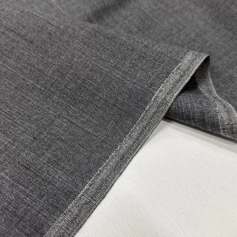 L100XW145CM Imported Worsted Tweed Wool Fabric Lightweight Spring Autumn Dress Suit Haute Couture DIY Sewing Accessories view 3