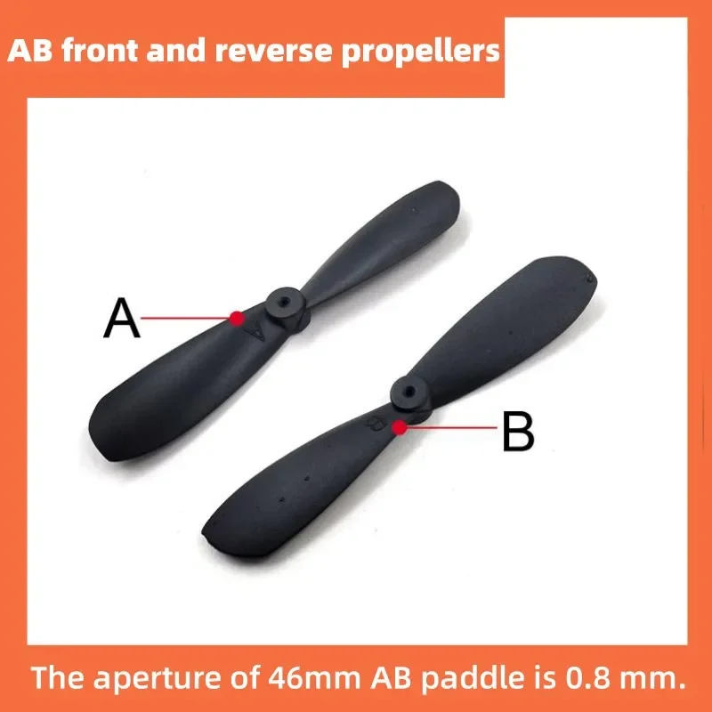 10psc 45Mm Propeller Technische Creativ E Vliegtuig Propellers Voor 0.8Mm As Coreless Motor 610 612 613 614 615 716 Etc