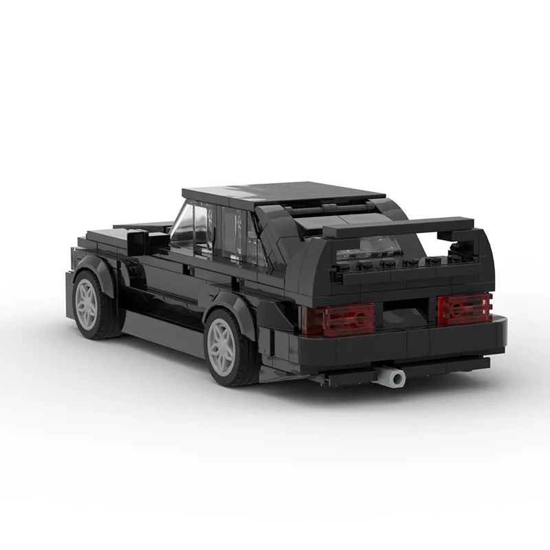 MOC Technical Car Mercedesed Benzed E190 EVO II City Speed Champions Racing Creative Expert Building Blcoks Toys Christmas Gift