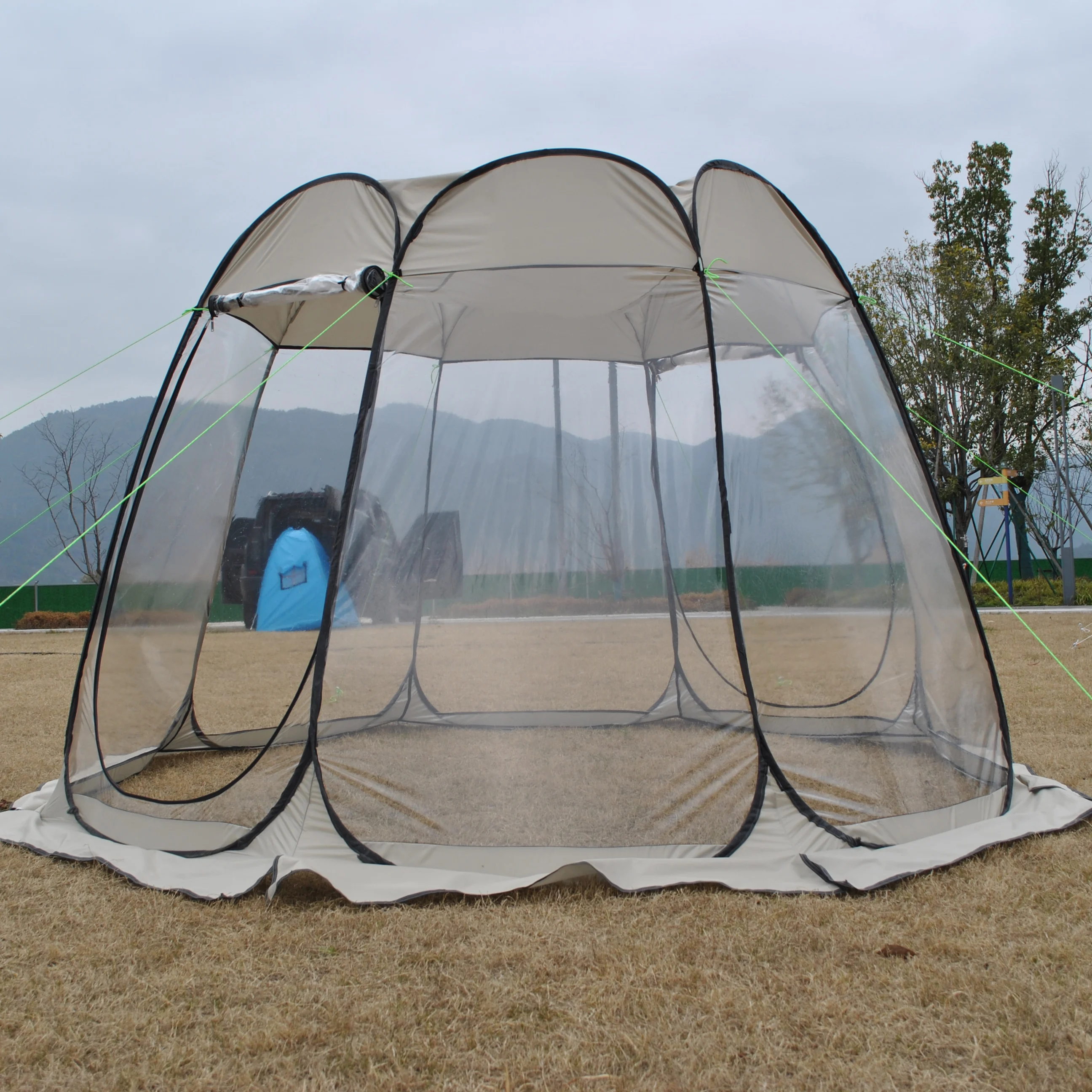 

Clear Bubble Tent, 6 Person Gazebo Screen House Room, 10'x10' Sports Tent, Weather Proof Cold Protection for Outdoor, Backyard