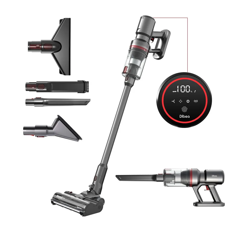 Home Appliances Electric Vacuum Cleaner Mop 27KPa Suction Hard Floor Sweeping Self Cleaning Cordless Vacuum Cleaner