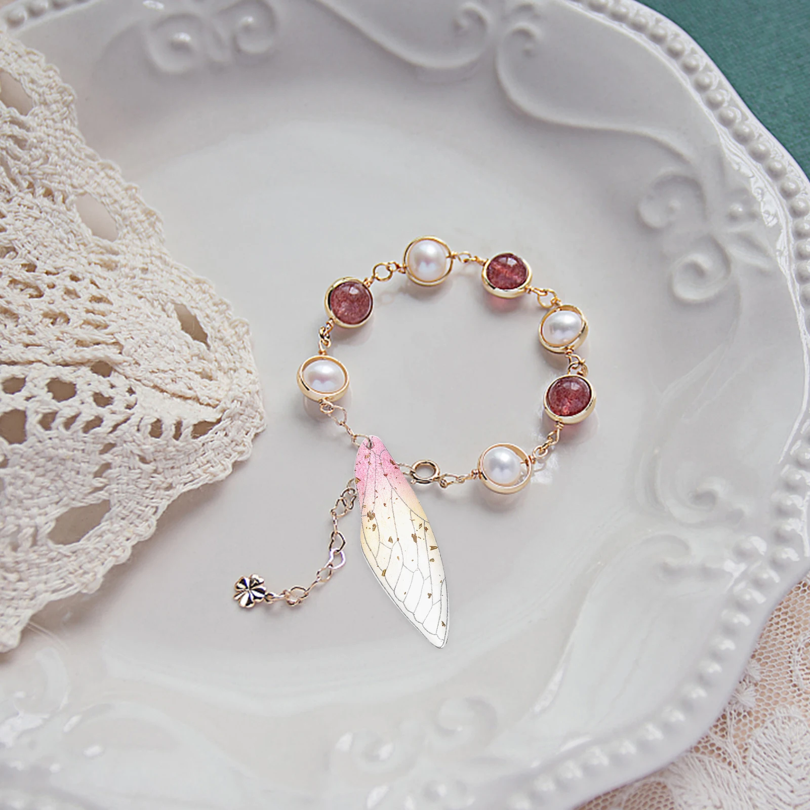 10 шт., подвески в виде крыльев стрекозы