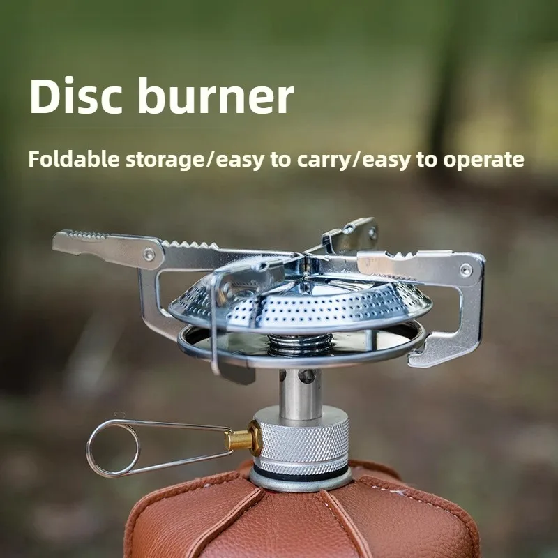 

Мини-портативная газовая плита для барбекю, легкая газовая плита для пикника, вечеринки, выживания, кемпинга, туризма, альпинизма, плиты
