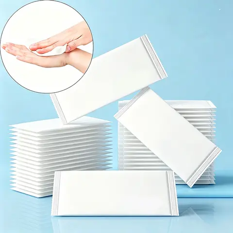 20/50/100PCS Disposable Wet Wipes Travel Camping Fitness Disposable Individually Packaged Wet Wipe Portable Detailing Clean Tool
