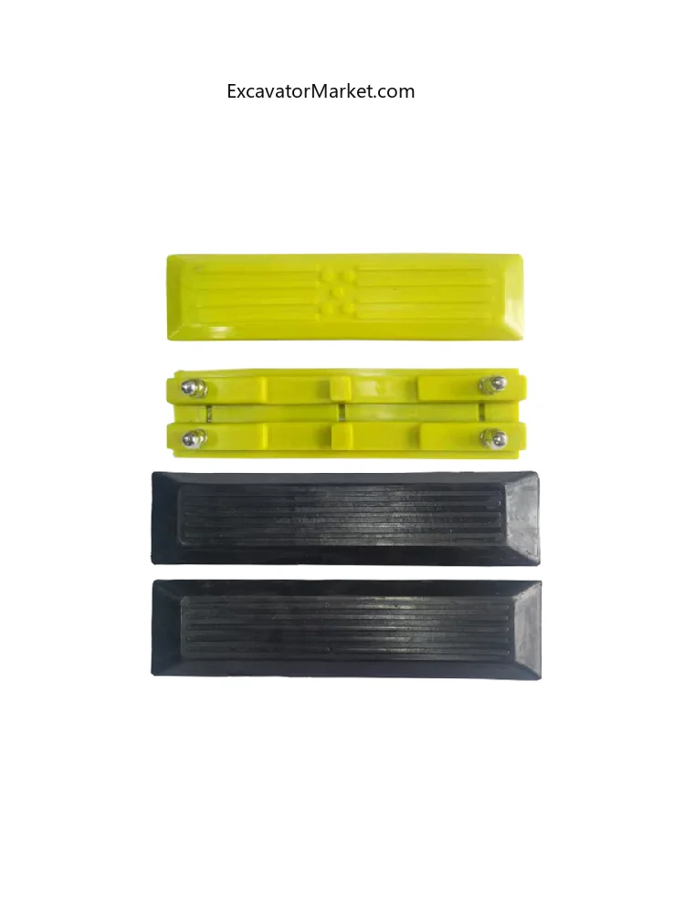 Excavator accessories Sany 135 XCMG 60 Kobelco SK 200 small excavator track rubber block Oxford chain plate rubber block