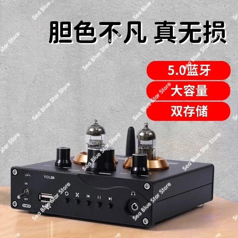 Lossless Player Pre-Audio Amplifier Headphone Amplifier Bluetooth 5.0 Audiophile Grade Vacuum Tube Pre-stage U Disk TF Card