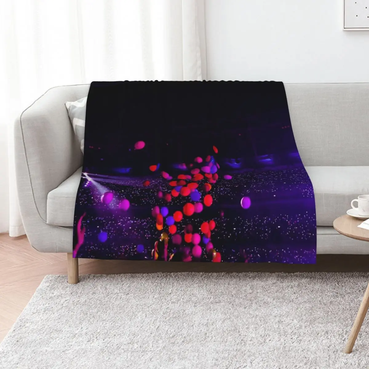 

concert sights Throw Blanket Summer Plush Warm valentine gift ideas Blankets