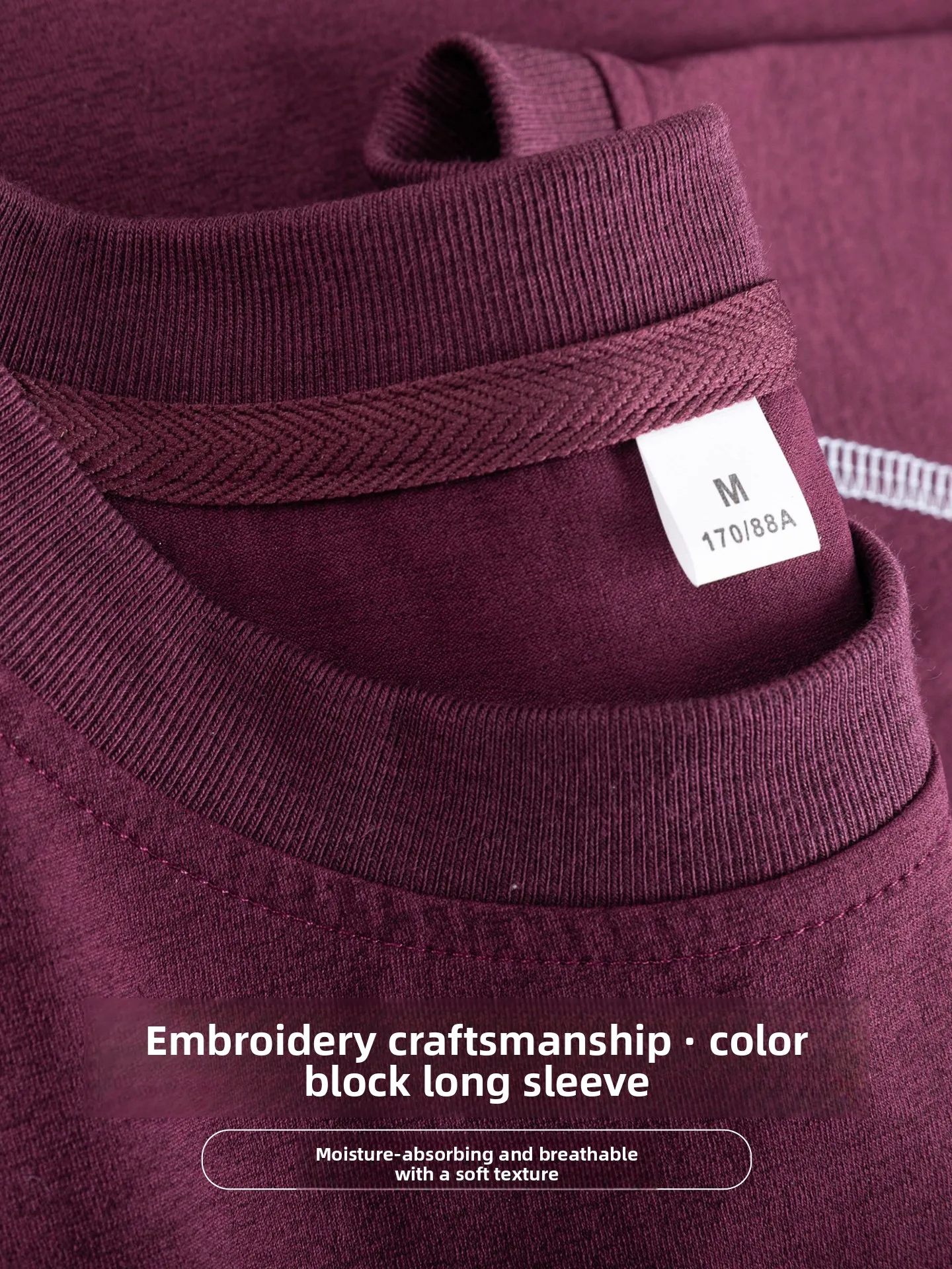 

Футболка Ankela Red Long Sve Spor Qui Dry Outdoor ex Fce Топ с вышивкой на подкладке, верхняя одежда больших размеров для подростков