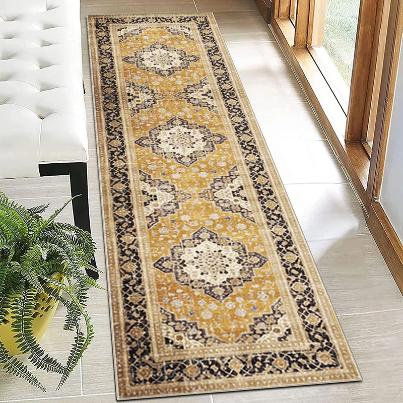 Long Balcony Hallway Carpets Home American Area Rugs Stairway Corridor Aisle Rug Party Wedding Anti Slip Runner Floor Mat