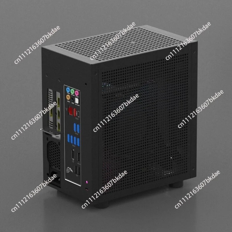 M21 / M31 Mini ITX Computer Case, Supports 120mm AIO Liquid Cooler, Low-Profile GPU and 1U Flex ATX PSU, Compact Small
