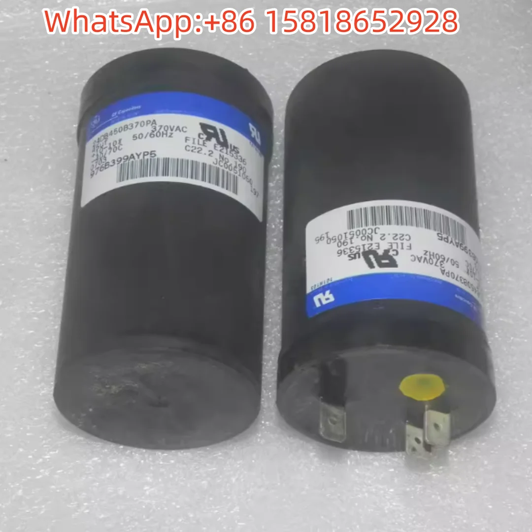 1pcs Dragon Brand GE Universal 370vac 45uf 24DB450B370PA Imported Start-Run Film Capacitors