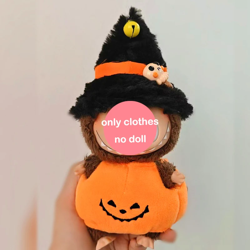 ملابس دمى لابو أزياء الهالوين الزي V1 V2 V3 17 سنتيمتر دمى الجلوس اكسسوارات ملابس الاطفال هدية سترة قبعة مجموعة الحقائب #5