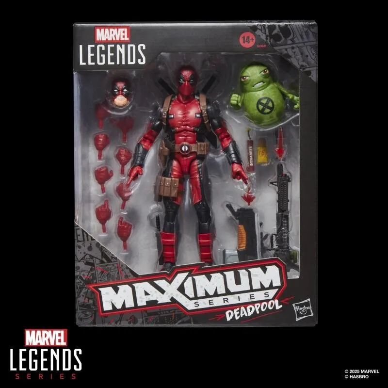 Hasbro Original Marvel Legends Maximum Series Deadpool 6-inch Scale Action Figure for Boys Girls Gift Collectible Model view 2