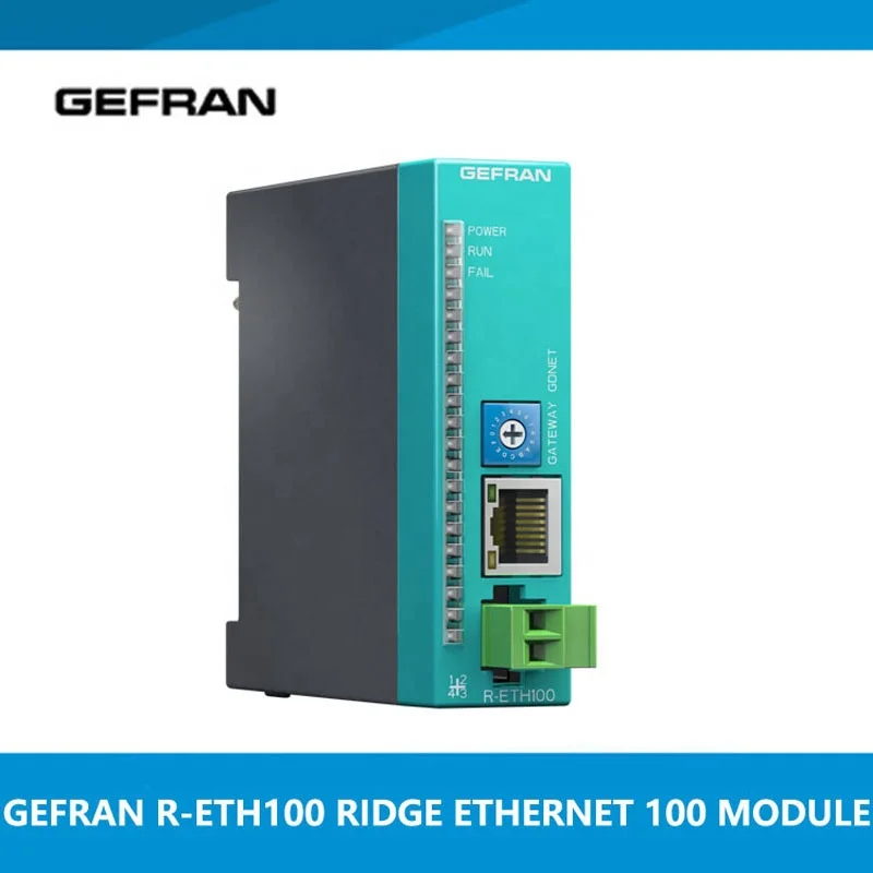 GEFRAN ORIGINAL R-ETH100 RETH100 BRIDGE EAlterNET 100 MODULE AGENT AUTORISÉ F026081