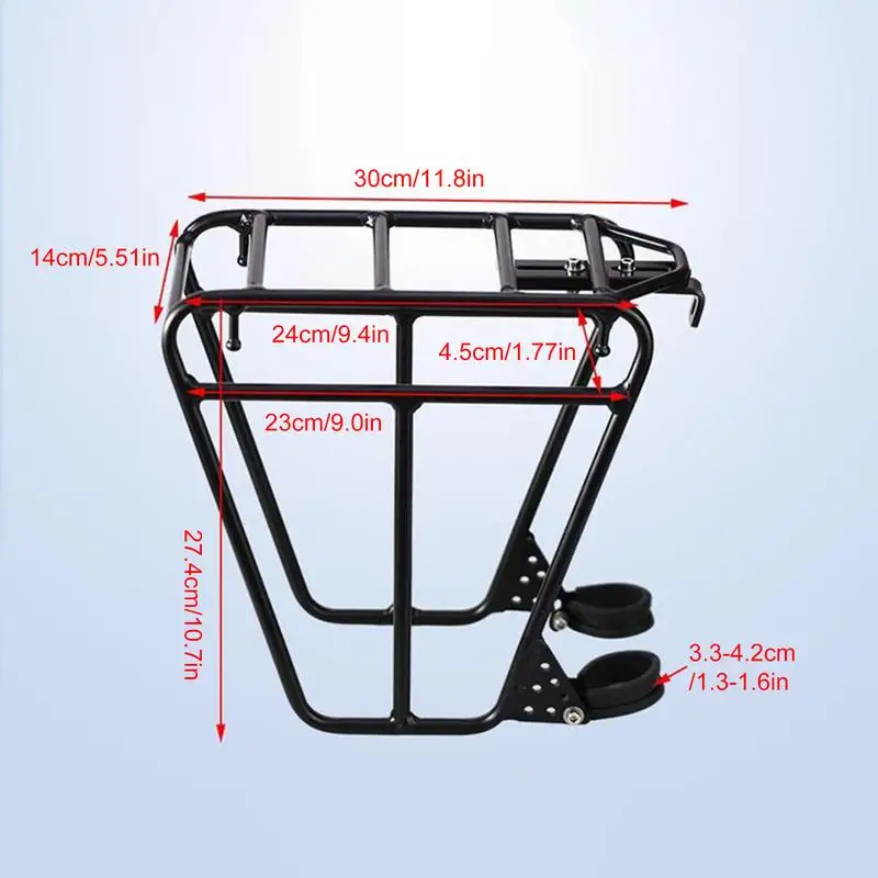Bicycles Pannier Rack Long-Lasting Lightweight Bikes Rack Touring Carrier Pannier Rack Anti-Abrasion Protection For Daily