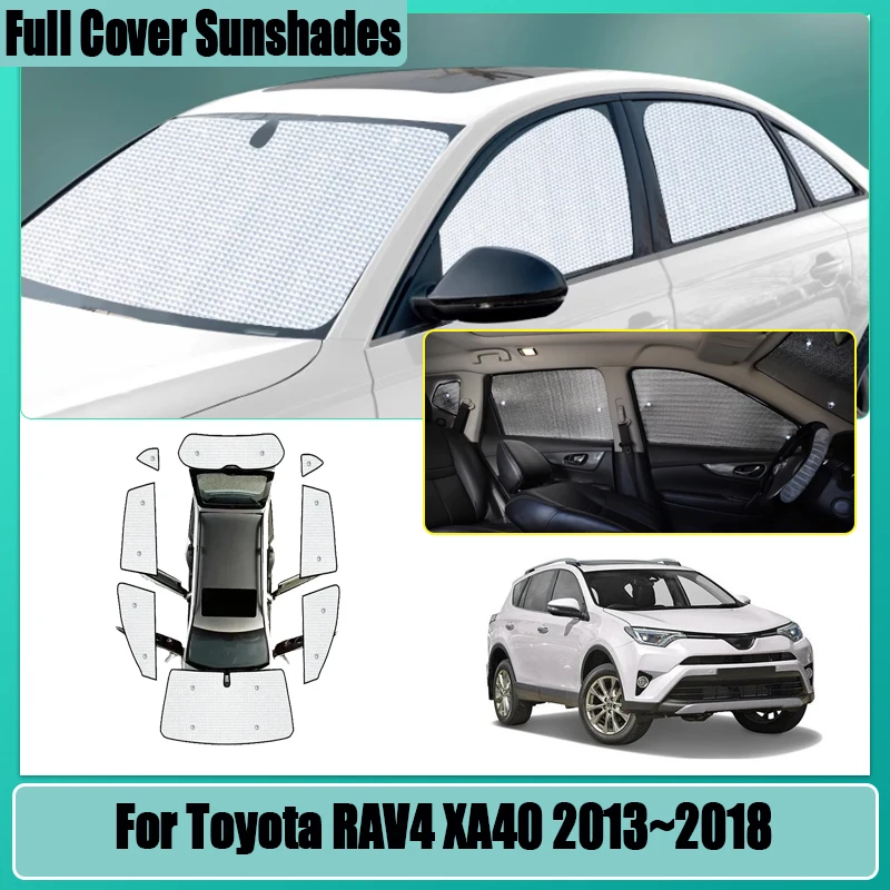 

Для Toyota RAV4 XA40 (2013-2018) — Аксессуары: Солнцезащитные шторки на окна и лобовое стекло, защита от солнца, конфиденциальность, автоаксессуары
