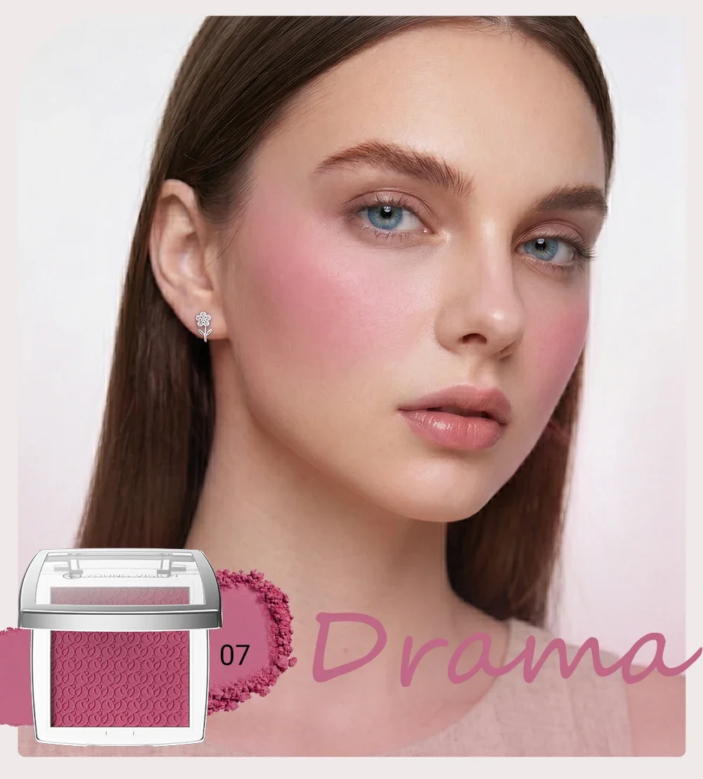 Palette de blush mat velouté texture ultra fine pour le teint_voghion.com