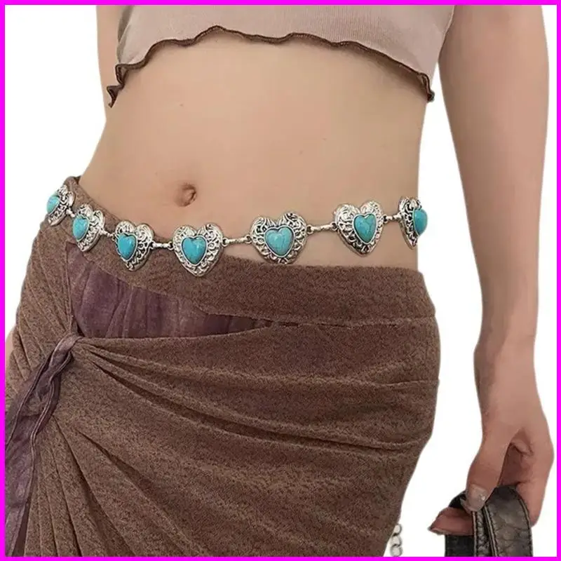 섹시한 타이 벨트 땋은 벨트 조개 꽃 타이 벨트 보헤미아 여자 여자