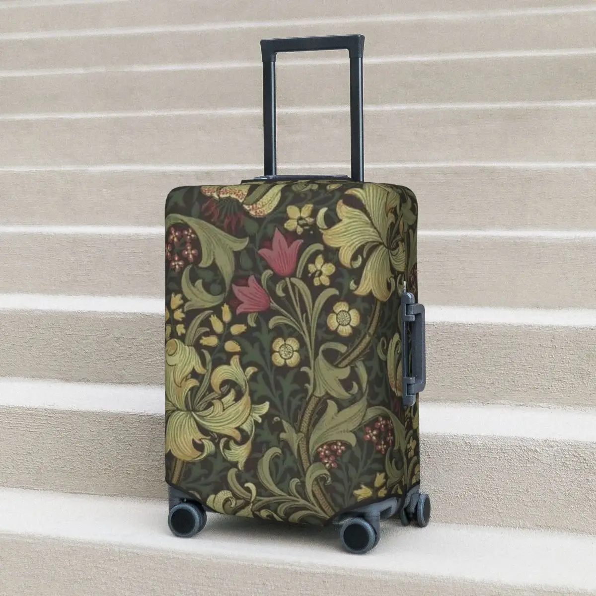 

William Morris Bullerswood Suitcase Cover Protection Elastic Trip Luggage Protector Covers for 18-32 Inch