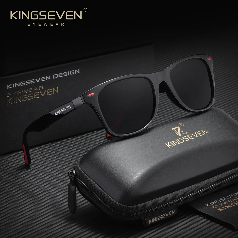 

KINGSEVEN классические повседневные модные солнцезащитные очки поляризационные UV400 защитные очки для мужчин и женщин очки для вождения