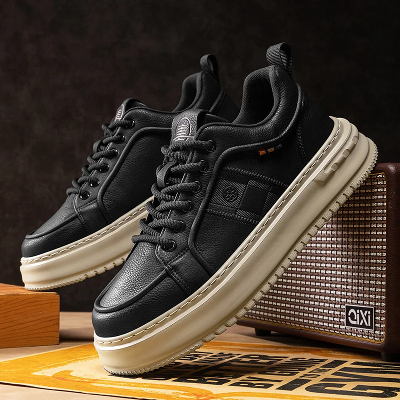 

2025 Spring New Rubber-Plastic Sole Casual Board Sneakers for Outdoor Sports - Comfortable, Soft, Slip-Resistant, Durable, and T