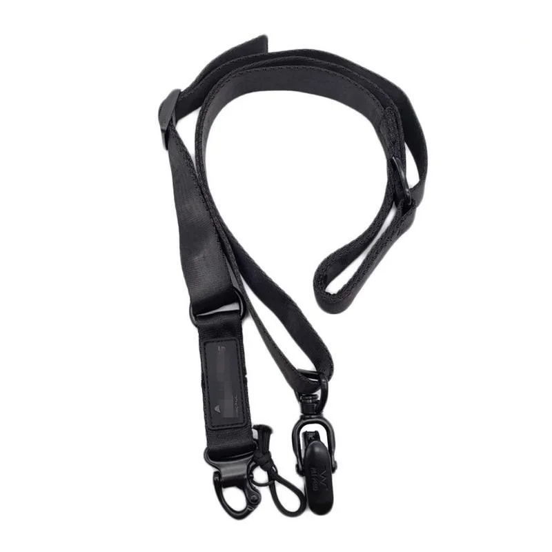 1 Pcs Double Point Adjustable Gun Sling Strap Multi-Mission Rifle Slings Mount Set Suitable MS2 Ruger AR15 M4 M16 HK416