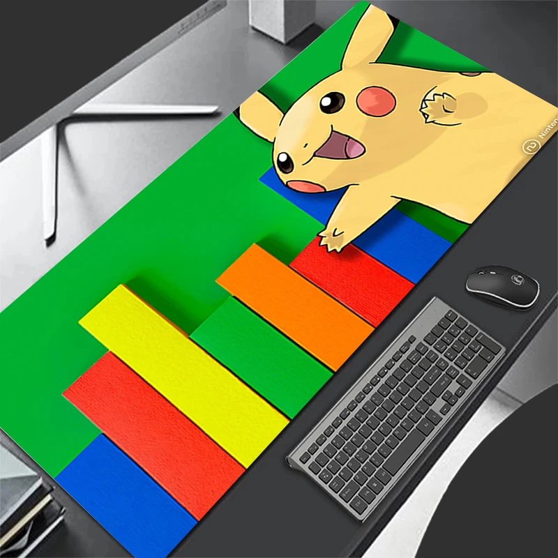 

Desk Mat Carpet Desk Accessories Laptop Gamer Pokemon Mausepad Mouse Pad Durable Mousepad Office Tables Mouse Mats Keyboard Pad
