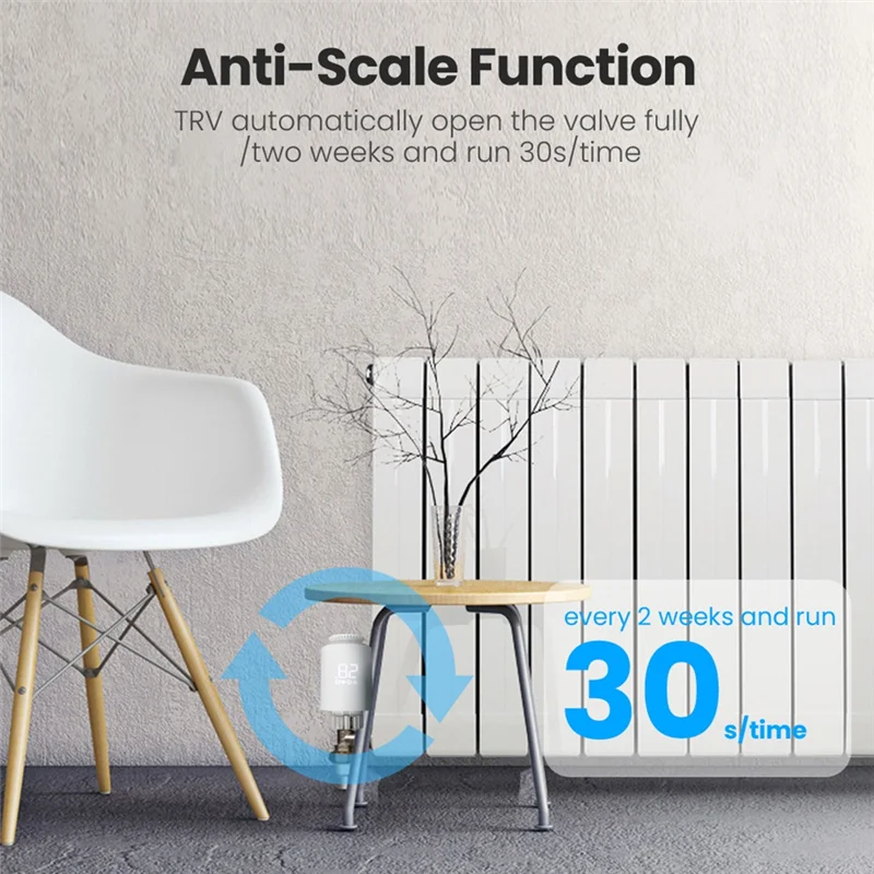 TAIGH-Zigbee Smart Thermostatic Valve Radiator Controller Tuya Mobile Phone APP Control Smart Temperature Control