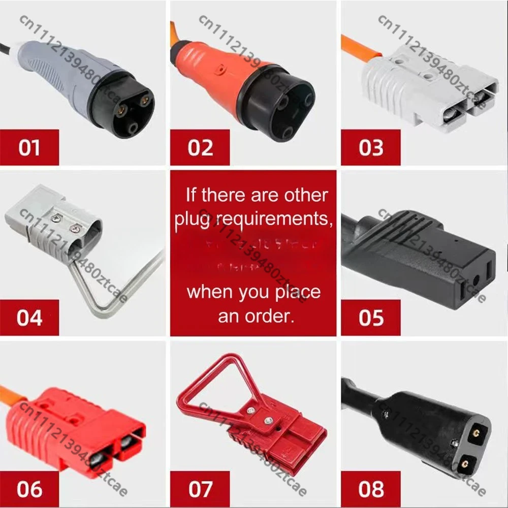 Industrial Electric Forklift Battery Charger 20A to 35A High Current Intelligent Charging Tool, Overload Protection Heavy Duty