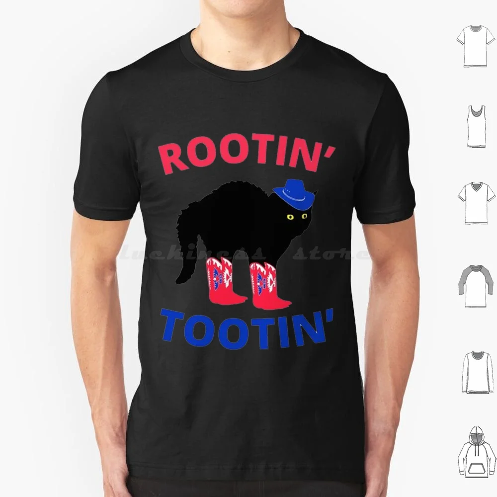 Tootin Cat T Shirt Cotton Men Women Diy Print Tootin Cat Cat Kitten Cats Tootin Animals Cat Lover Wild West