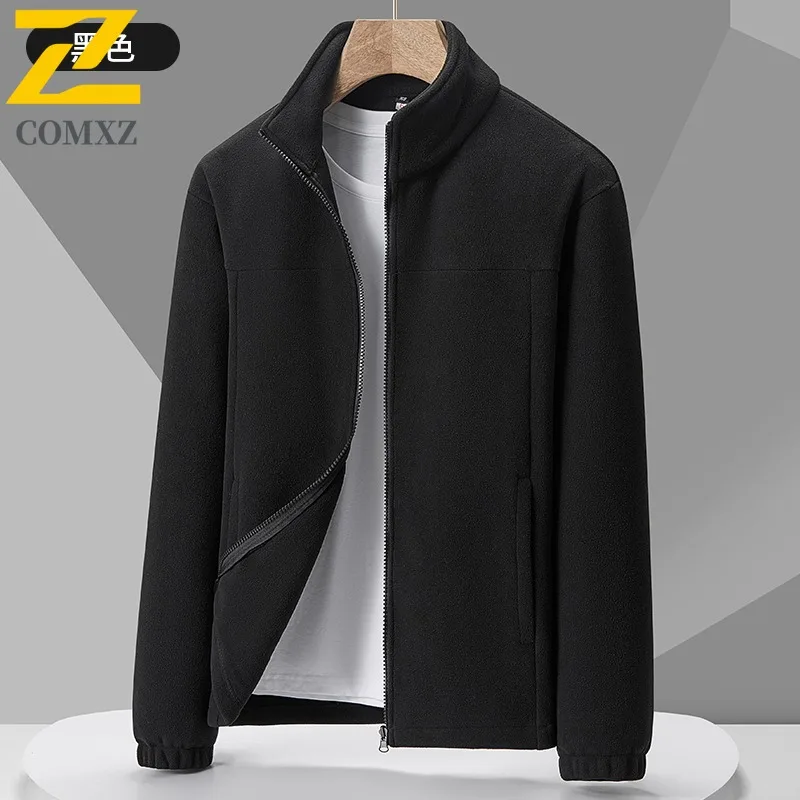 

COMXZ уличная походная куртка для мужчин, повседневная дорожная ветрозащитная теплая парка, однотонная дизайнерская куртка с воротником-стойкой, легкие зимние пальто