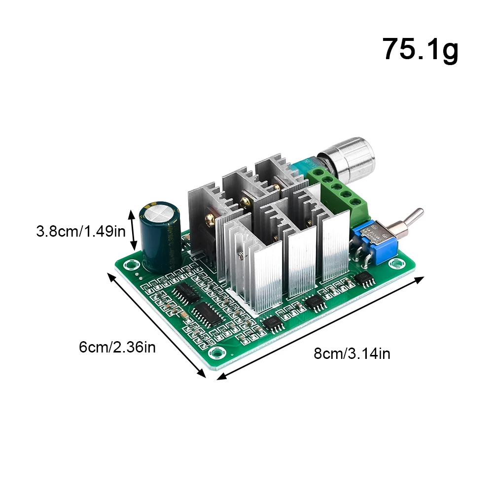 5A BLDC trifase Sensorless Brushless Motor Speed Controller Fan Drive DC 5-36V 12V 24V accessori di alimentazione